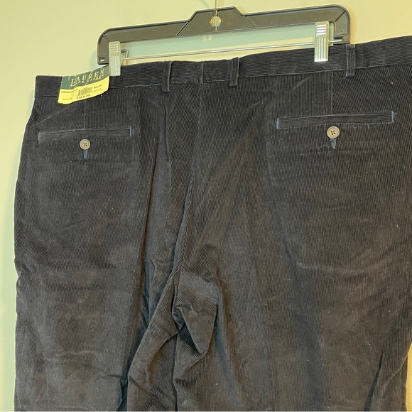 Lauren Ralph Lauren Navy Corduroy Dress Pants 42x30 - Picture 4 of 8